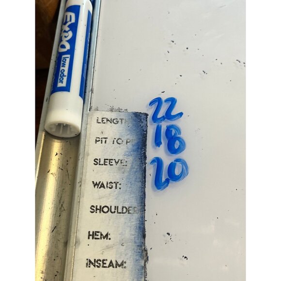 Vintage Acid Wash Denim Jean Bomber Jacket Blue 10 Flannel Plaid 80s Y2K Preppy - Picture 16 of 16